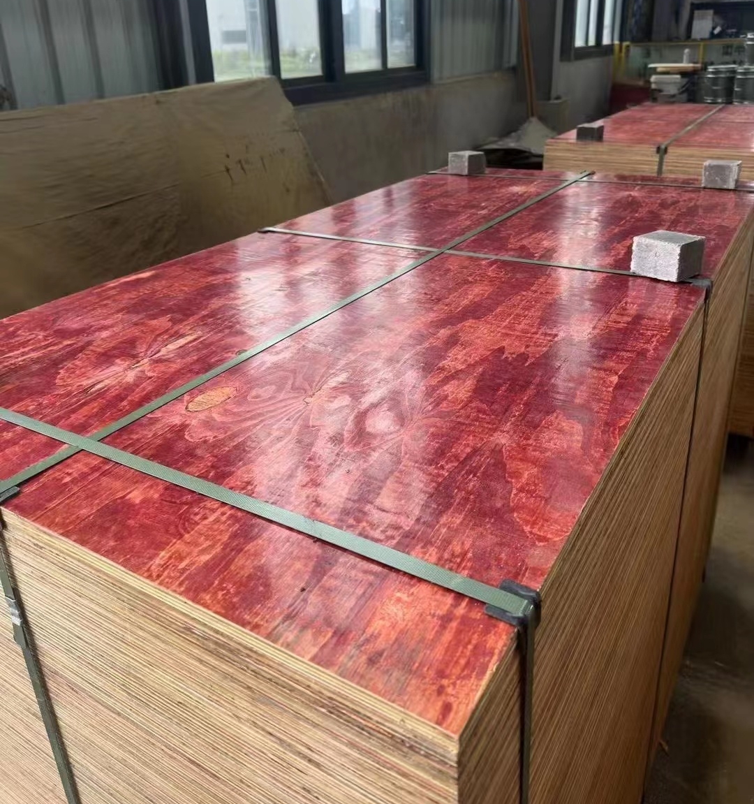 粤东地区胶合板工地建筑模板源头生产厂家工程板房建小红板覆膜板