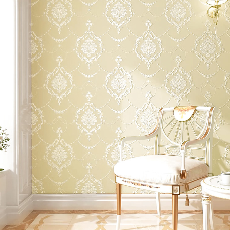美式高端包安装墙布欧式奢华客厅卧室壁布无缝全屋墙纸壁纸高级感