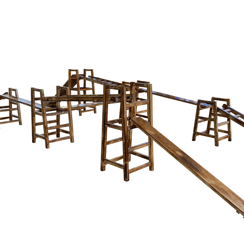 幼儿园户外d碳化攀爬架16件套儿童木质游戏感统训练体能组合平衡
