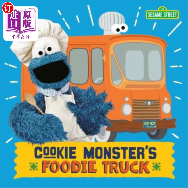 海外直订Cookie Monster's Foodie Truck (Sesame Street) 饼干怪兽的美食车(芝麻街)