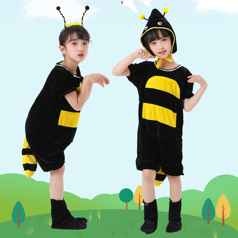 六一儿童小蚂蚁动物演出服幼儿园卡通小动物表演服蚂蚁过河舞蹈服