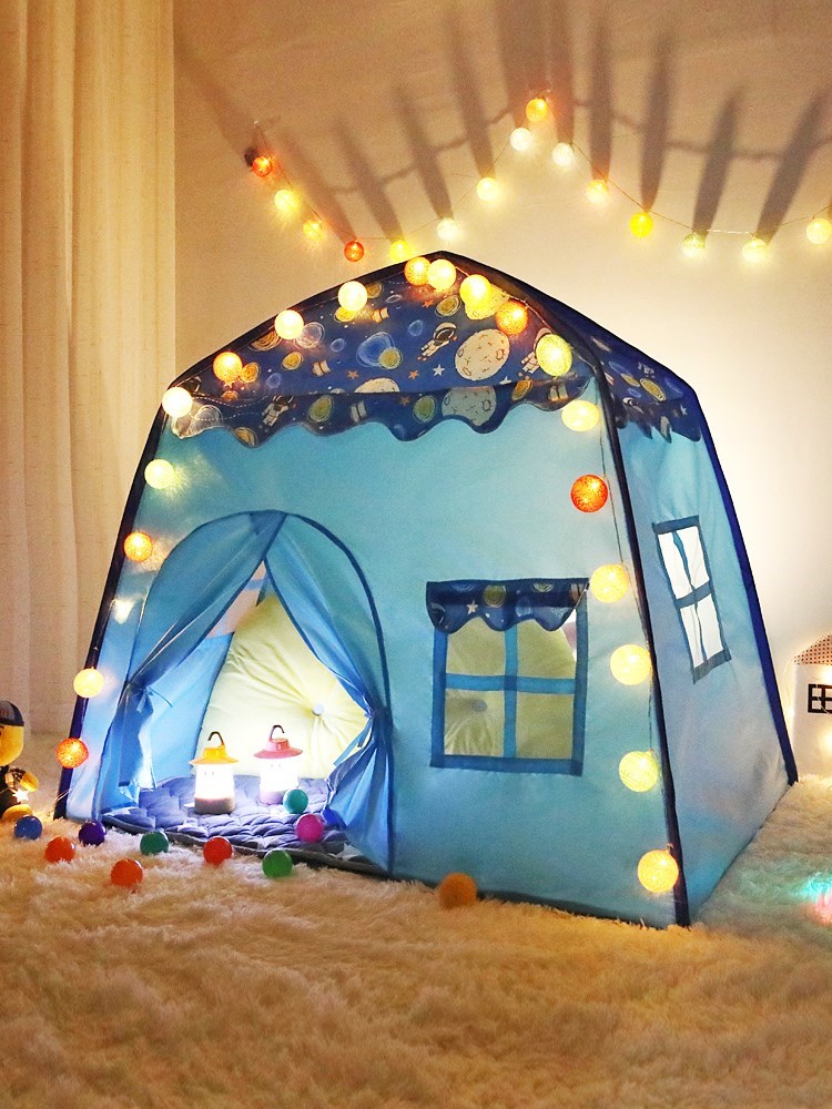 儿童帐篷室内公主女孩家用小城堡男孩睡觉游戏屋宝宝床上房子玩具