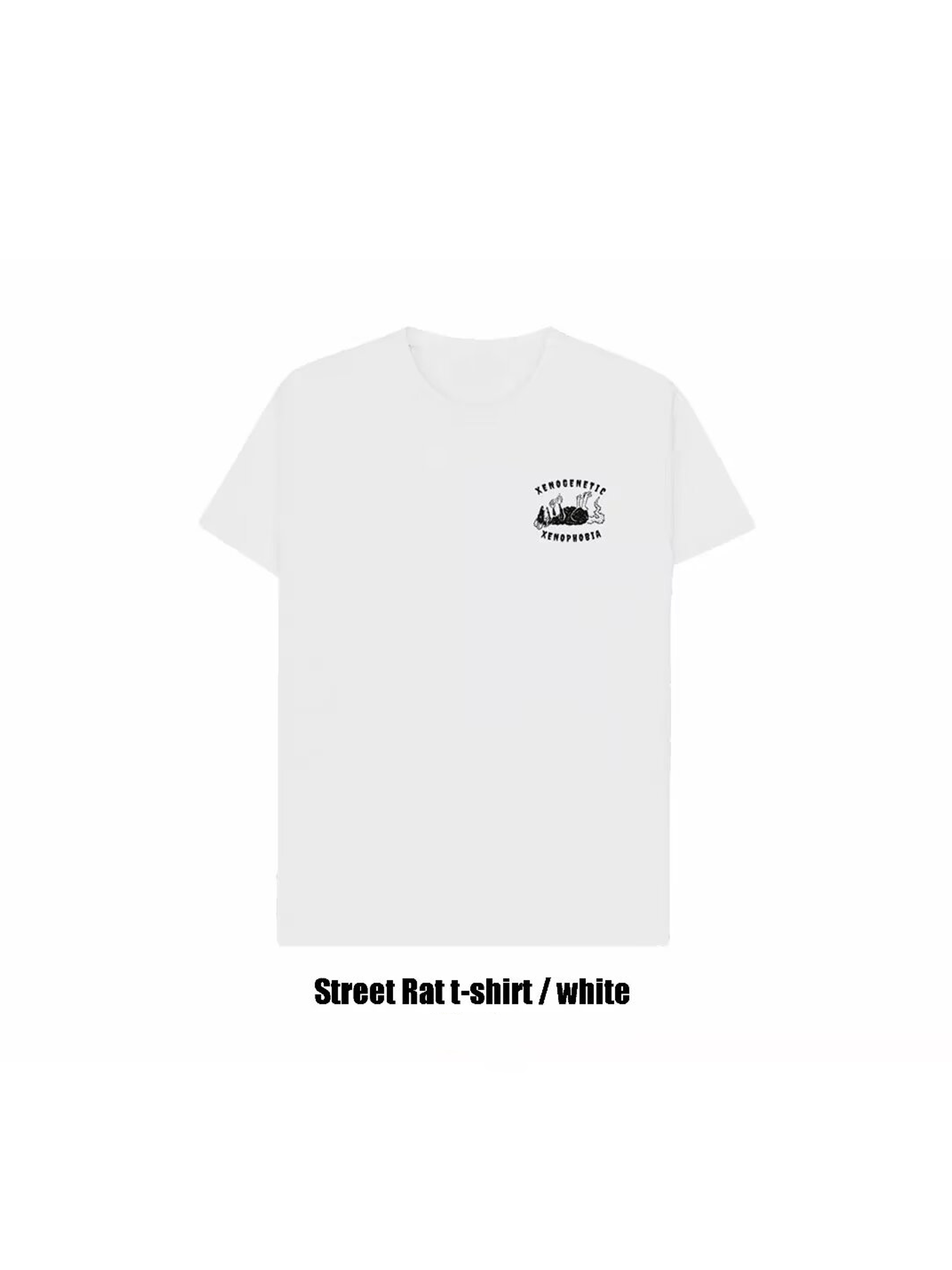 XCXA 中国街头潮流摇滚朋克滑板短袖T恤