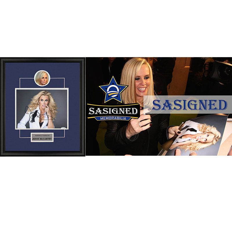 詹妮麦卡锡 亲笔签名 照片裱框 含SA证书 SA Proof