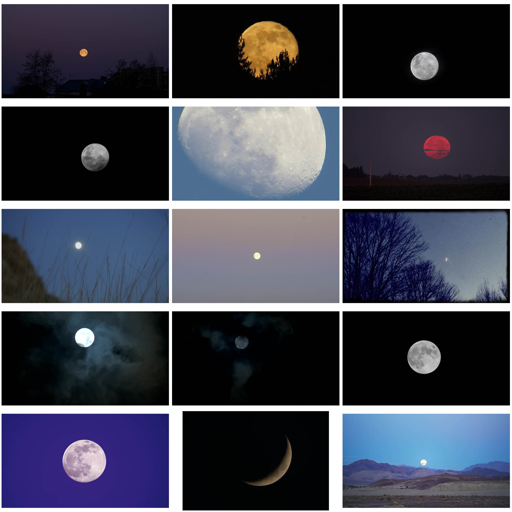 月亮视频丨可商用月色月亮阴晴圆缺高画质无版权视频素材MP4格式