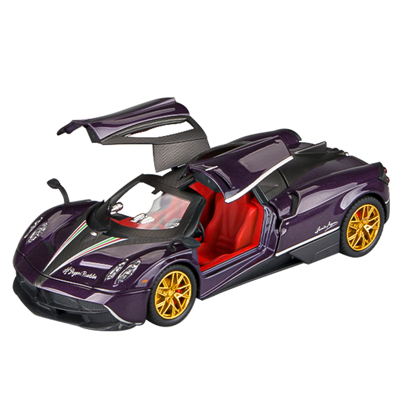 帕加尼风神模型车合金车模中国龙GT车模型跑车仿真玩具车汽车模型