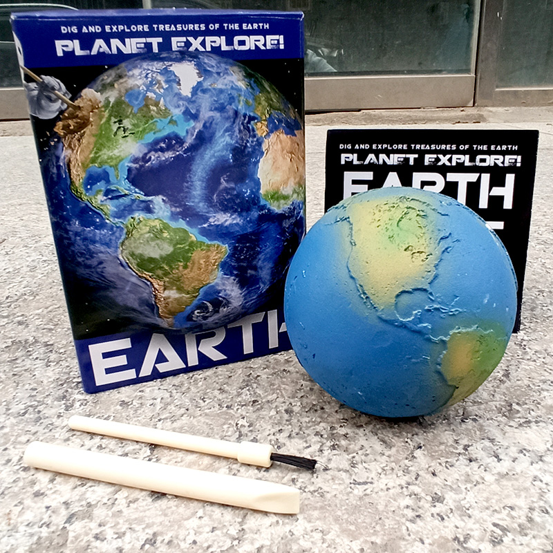 儿童礼物星球考古挖掘玩具太阳系八大星球探索地球火星挖宝石宝宝