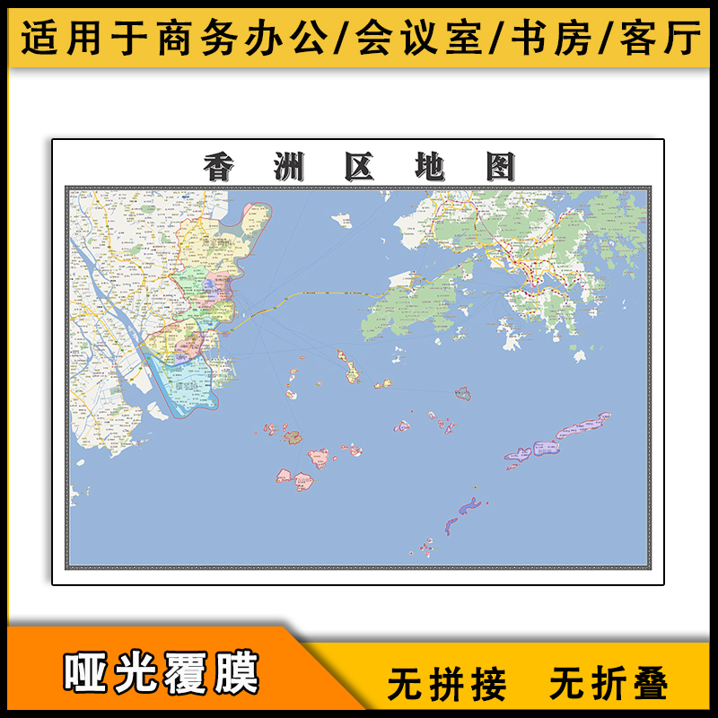 珠海香洲地图