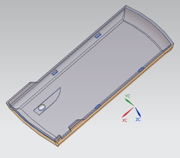【ZM213】手机电池后盖注塑模具设计/CAD图纸说明书资料
