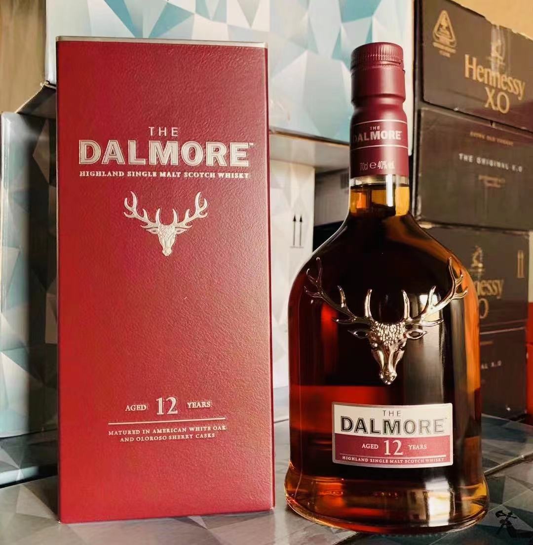 达尔摩帝摩达摩12年苏格兰单一麦芽威士忌洋酒烈酒700ml