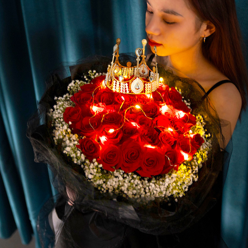 母亲节鲜花哈尔滨同城速递花束生日礼物康乃馨玫瑰向日葵百合配送