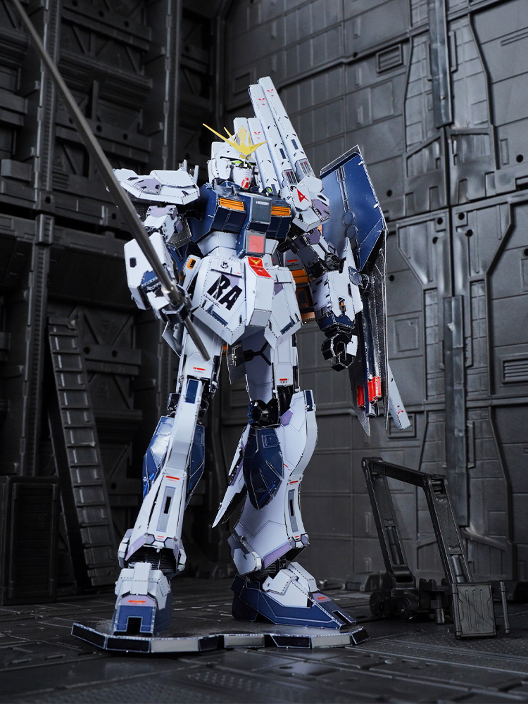 3D金属铁艺DIY立体拼图敢达免胶拼装模型GundamRX-93卡牛高达机甲