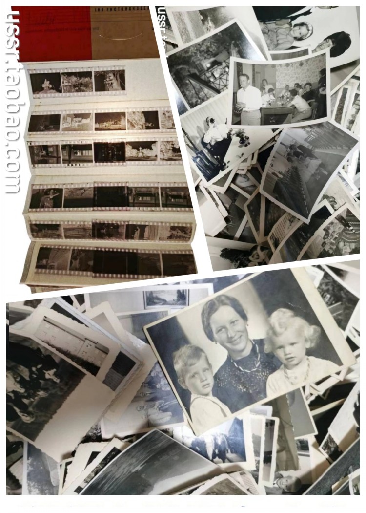 1960年代 联邦德国 西德家庭照片底片 黑白老旧照片