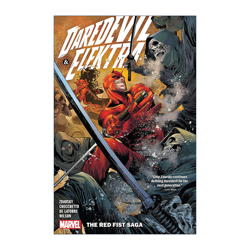 英文原版 Daredevil & Elektra By Chip Zdarsky Vol.1 The Red Fist Saga 超胆侠与艾丽卡 卷一 漫威漫画 夜魔侠进口英语原版书籍