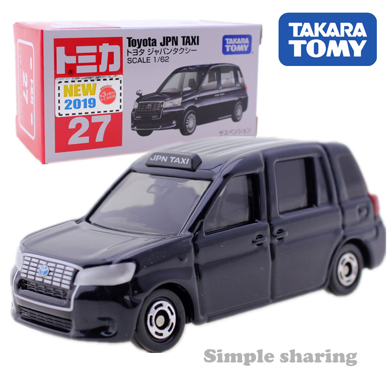 TOMY多美卡合金车模玩具TOMICA 27号丰田的士日本出租车JPN TAXI