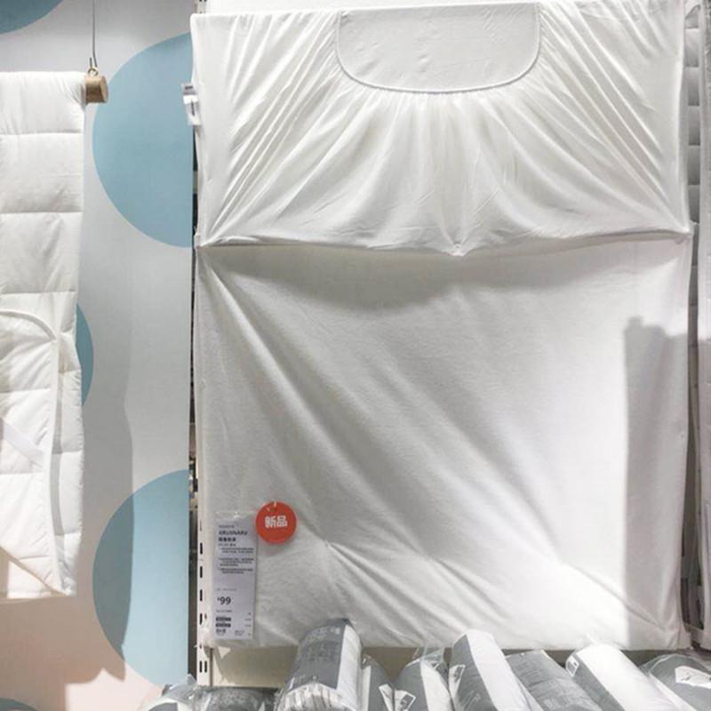IKEA宜家格鲁斯拿床垫保护垫床垫罩带防水层床笠防液体渗透带皮筋