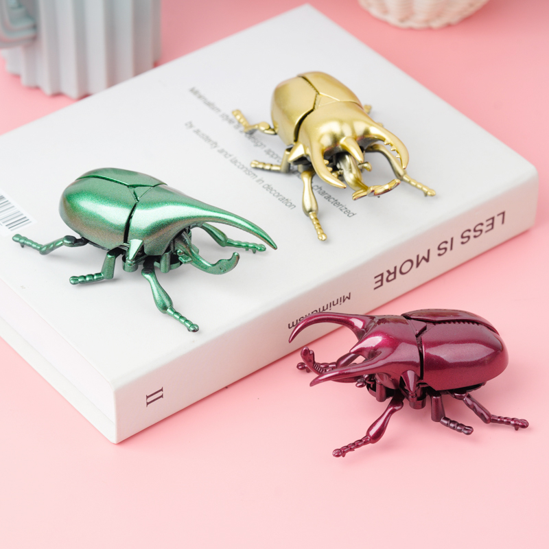 仿真创意甲壳虫模型儿童发条小玩具爬行昆虫小学生奖品幼儿园礼品