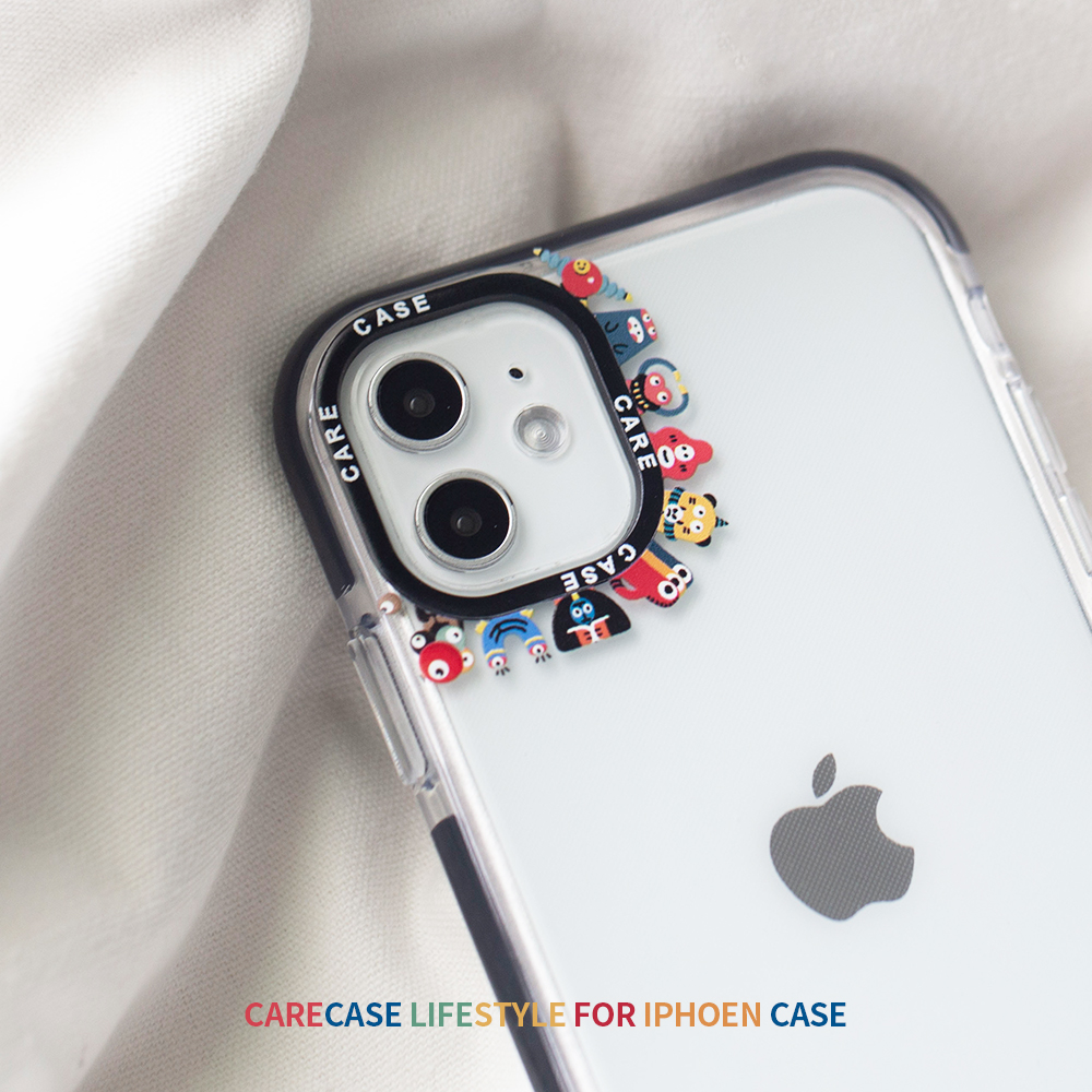 CARECASE摄像头小怪兽适用苹果13华为p40手机壳iphone43 xsmax 14