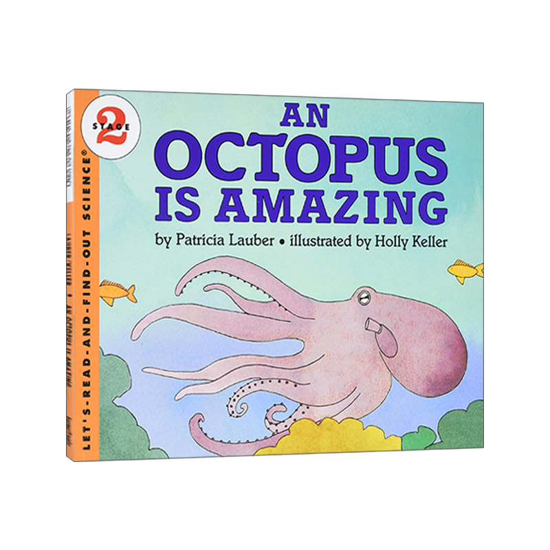 英文原版绘本 Let's Read and Find Out 2 An Octopus Is Amazing 自然科学启蒙 L2 神奇的章鱼 英文版 进口英语原版书籍