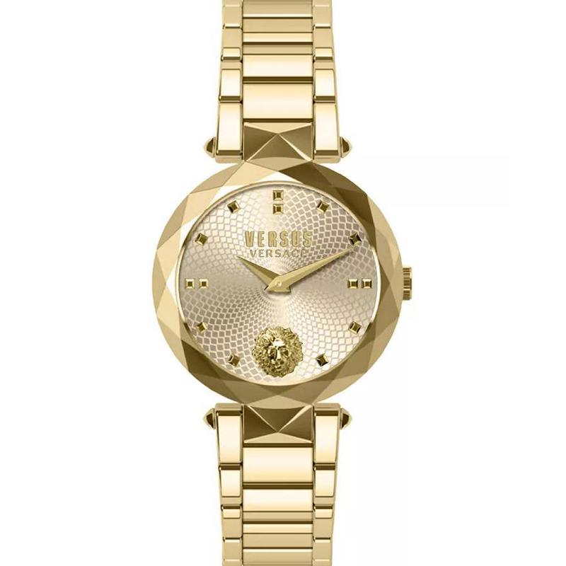 Versus Versace Covent Garden Watch 36mm 女士手表金色钢带时尚