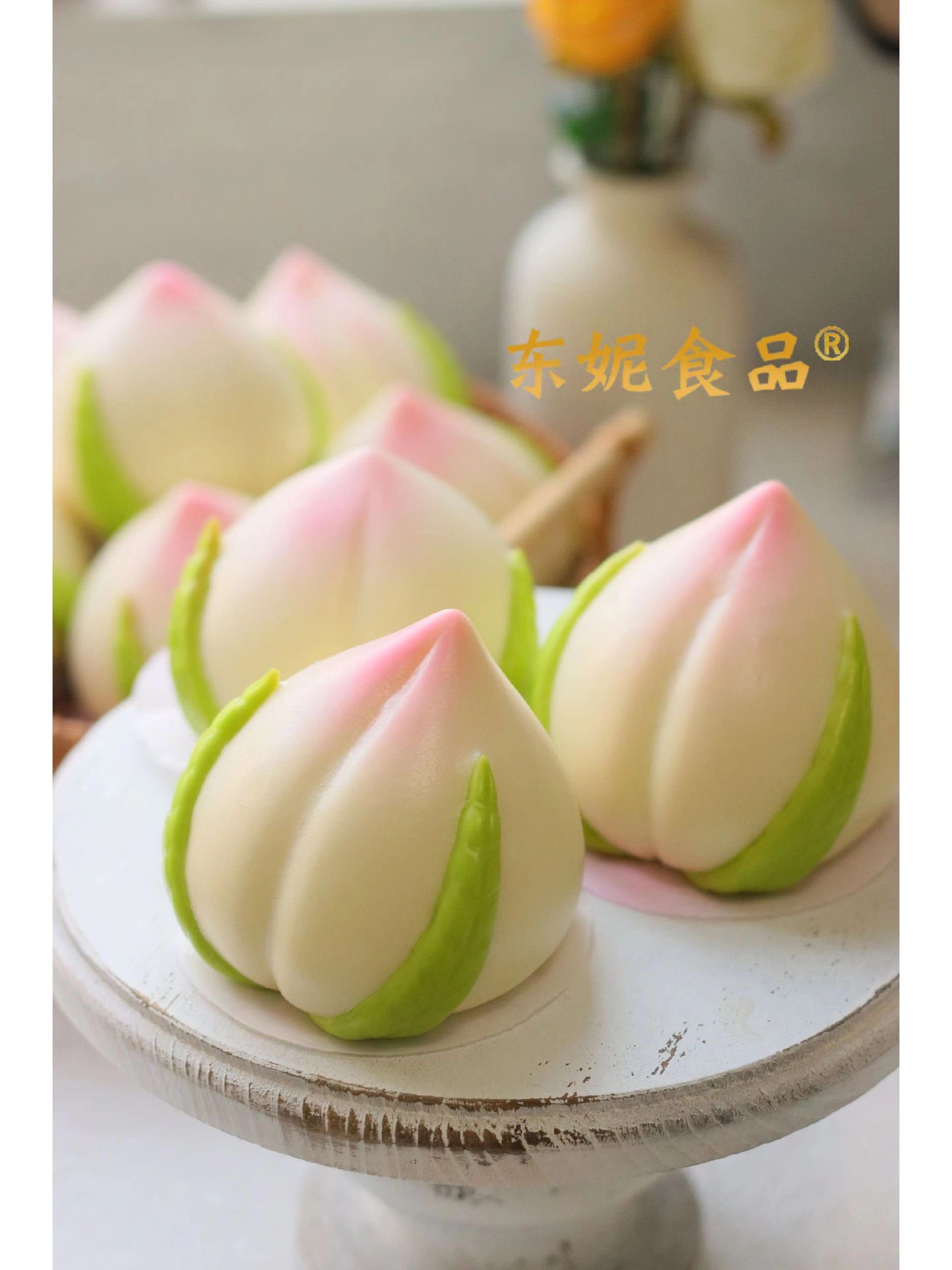 三月三生日寿桃馒头祝寿纯手工面点贡品上供供品寺庙传统中式蛋糕