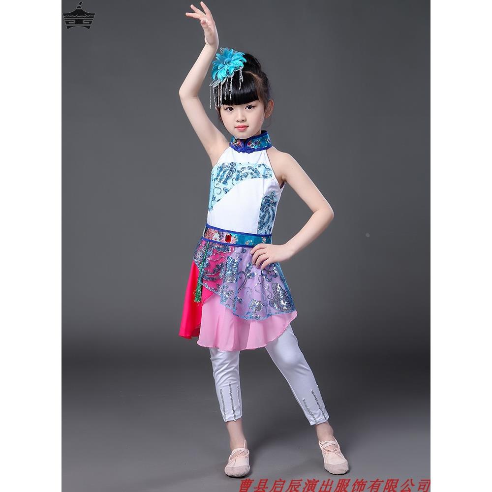 青青竹儿舞蹈服装道具古典舞演出服女中国风新款套装清新淡雅喜雨