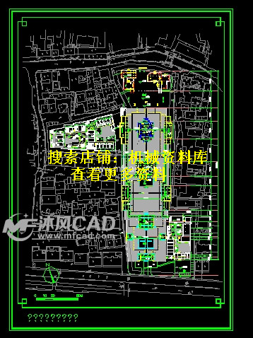 安昌寺建筑设计方案图CAD图纸寺庙鼓钟楼斋院设计参考资料【327】