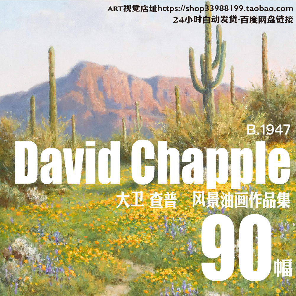 大卫普查尔David Chapple美国风景油画作品JPG高清大图画芯素材