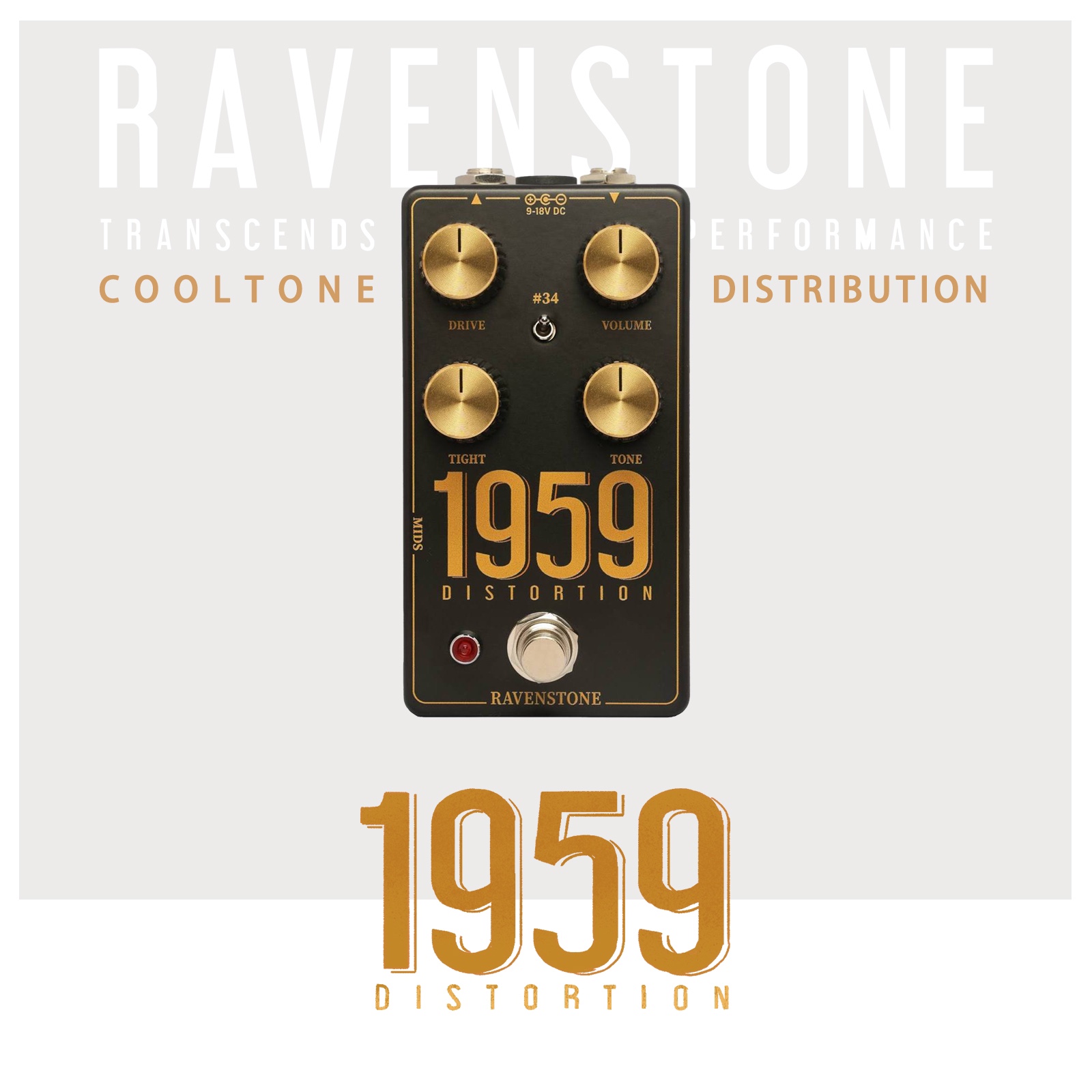 Ravenstone 1959 Distortion 马歇尔失真效果器