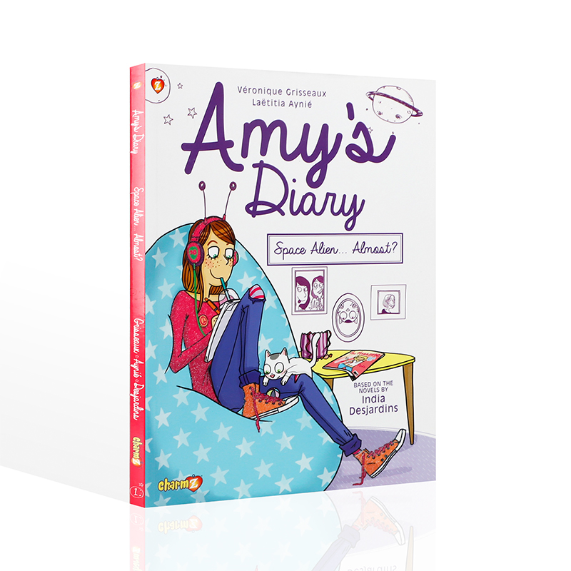 进口英文原版Amy's Diary #1: Space Alien...Almost? 艾米的日记#1：太空外星人......几乎？10-14岁中小学生英语课外阅读读物