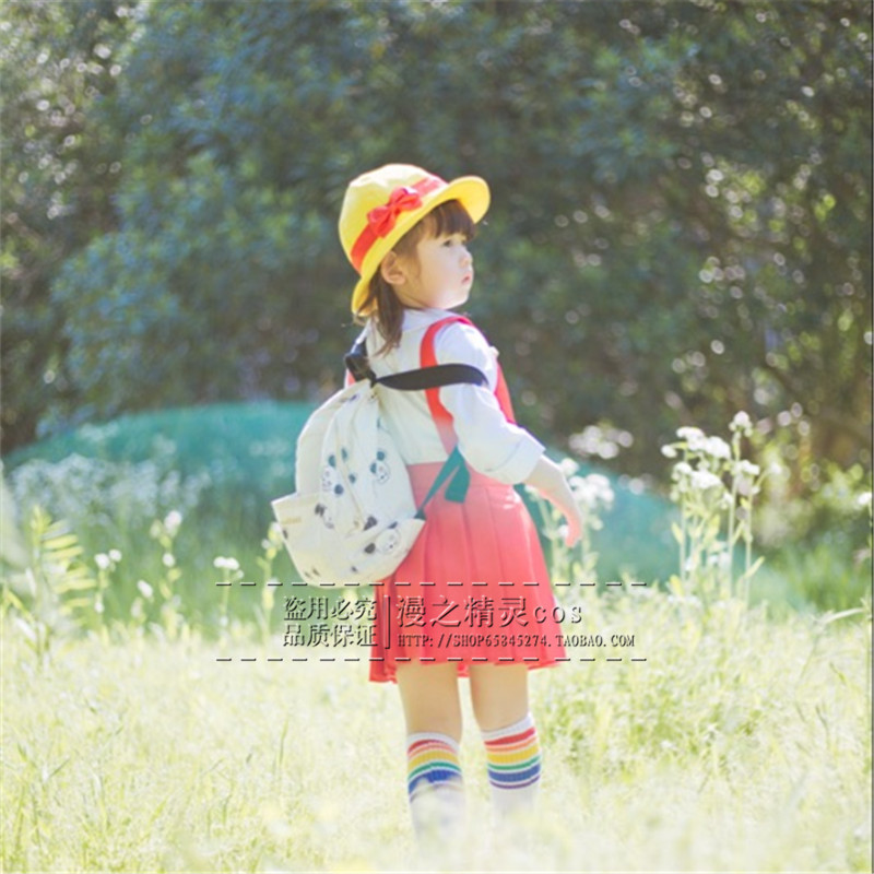 樱桃小丸子动漫女童cosplay服装儿童女装日常小孩衣服学生制服