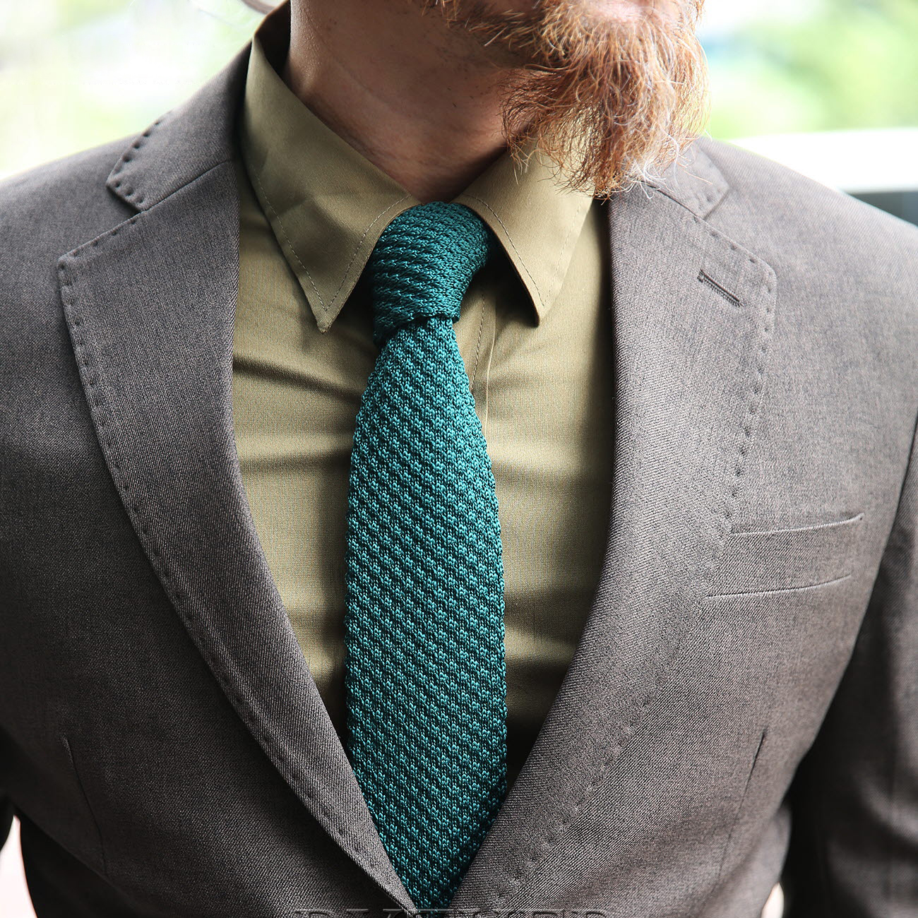 韩版男士帅气商务正装休闲编织黑色百搭纯色针织箭头衬衫领带