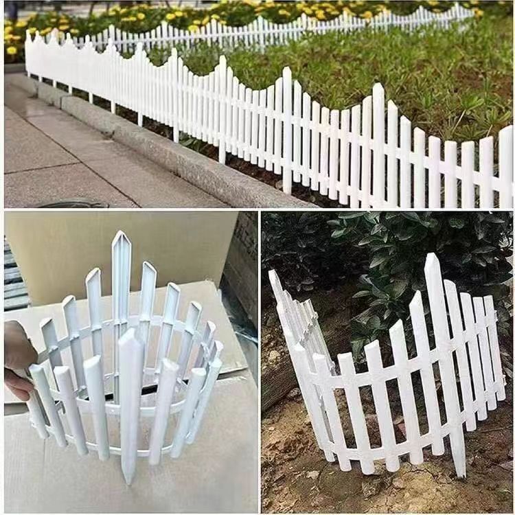 塑料围栏欧式栅栏户外花园花坛菜园校园别墅庭院装饰围墙小篱笆