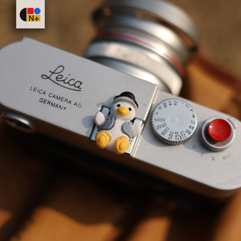 N+PARK 马甲鸭 创意相机热靴盖小鸭子小黄鸭可爱文艺相机装饰