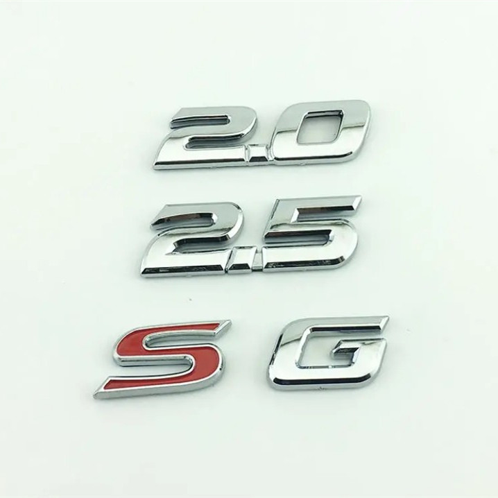 适用丰田新凯美瑞2.0S/G/2.5G 2.5S车标车贴排量标个性后尾箱标志