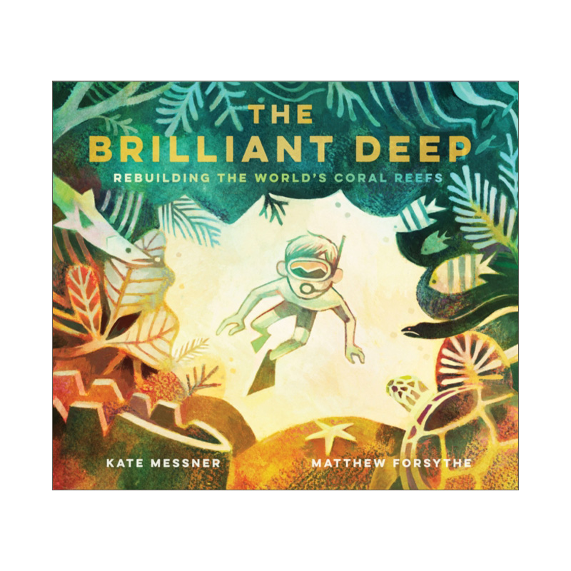 英文原版 Brilliant Deep 深海璀璨 拯救珊瑚礁的故事 Matthew Forsythe插画师 精装绘本 英文版 进口英语原版书籍