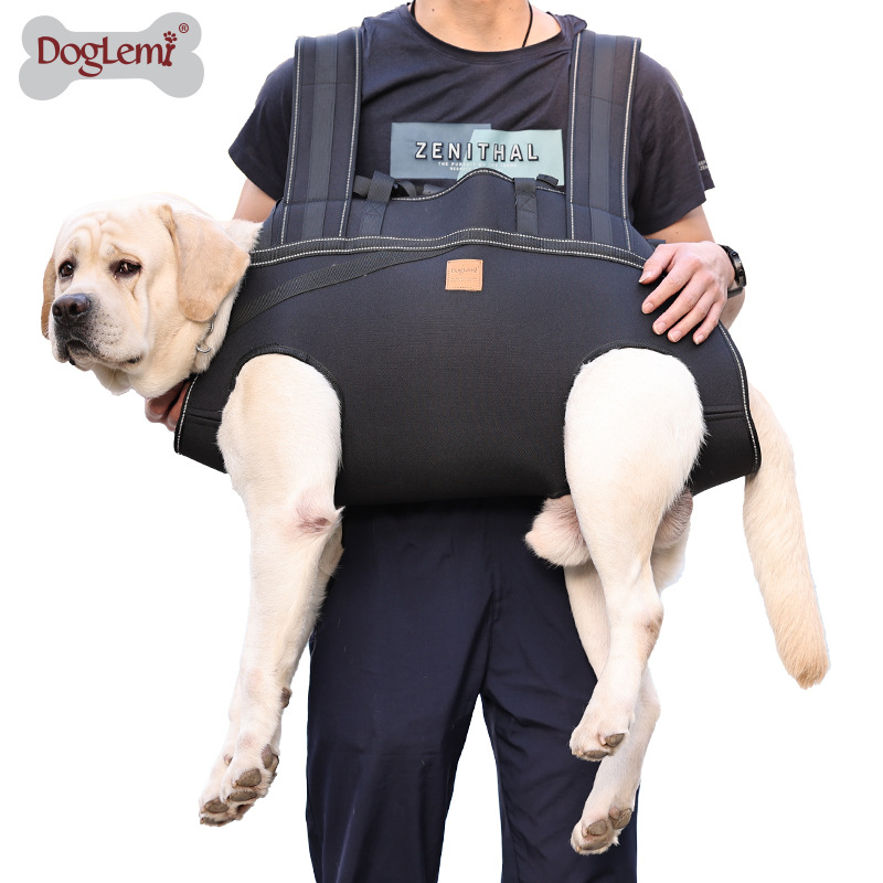 宠物狗狗背包中大型犬多功能户外助行走上下楼担架残疾手提辅助带