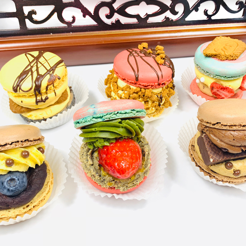 马卡龙甜点韩式正宗法式甜品法国巧克力手工礼盒小蛋糕零食送女友