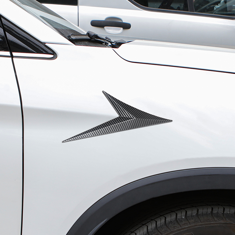 轿车SUV改装汽车叶子板侧标装饰贴翼子板改装外观运动碳纤装饰用