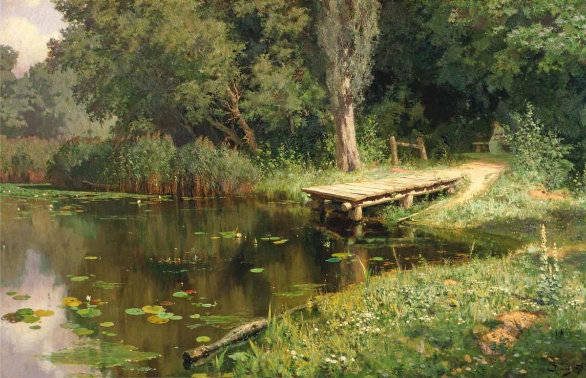 瓦西里·波列诺夫 Vasily Polenov油画高清大图网传学习临摹素材