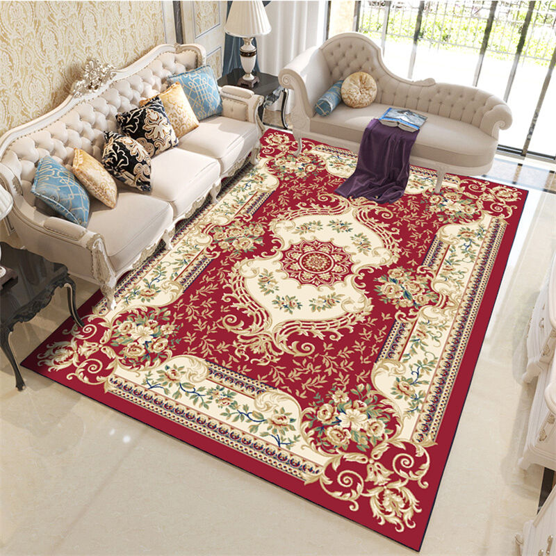 欧式客厅沙发茶几地垫卧室满铺地毯床边毯榻榻米家用房间长方形