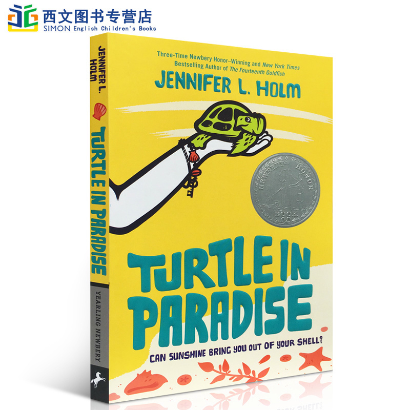 原版绘本书Turtle in Paradise天堂里的海龟 Jennifer L. Holm纽博瑞奖 畅销儿童文学小说中小学生课外阅读故事书正版进口图书