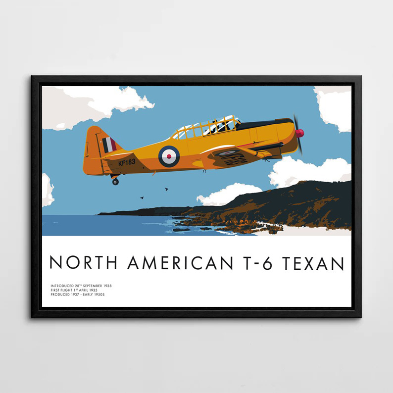 二战复古怀旧战斗机飞机装饰画有框挂画墙壁波音飞机模型航天航空