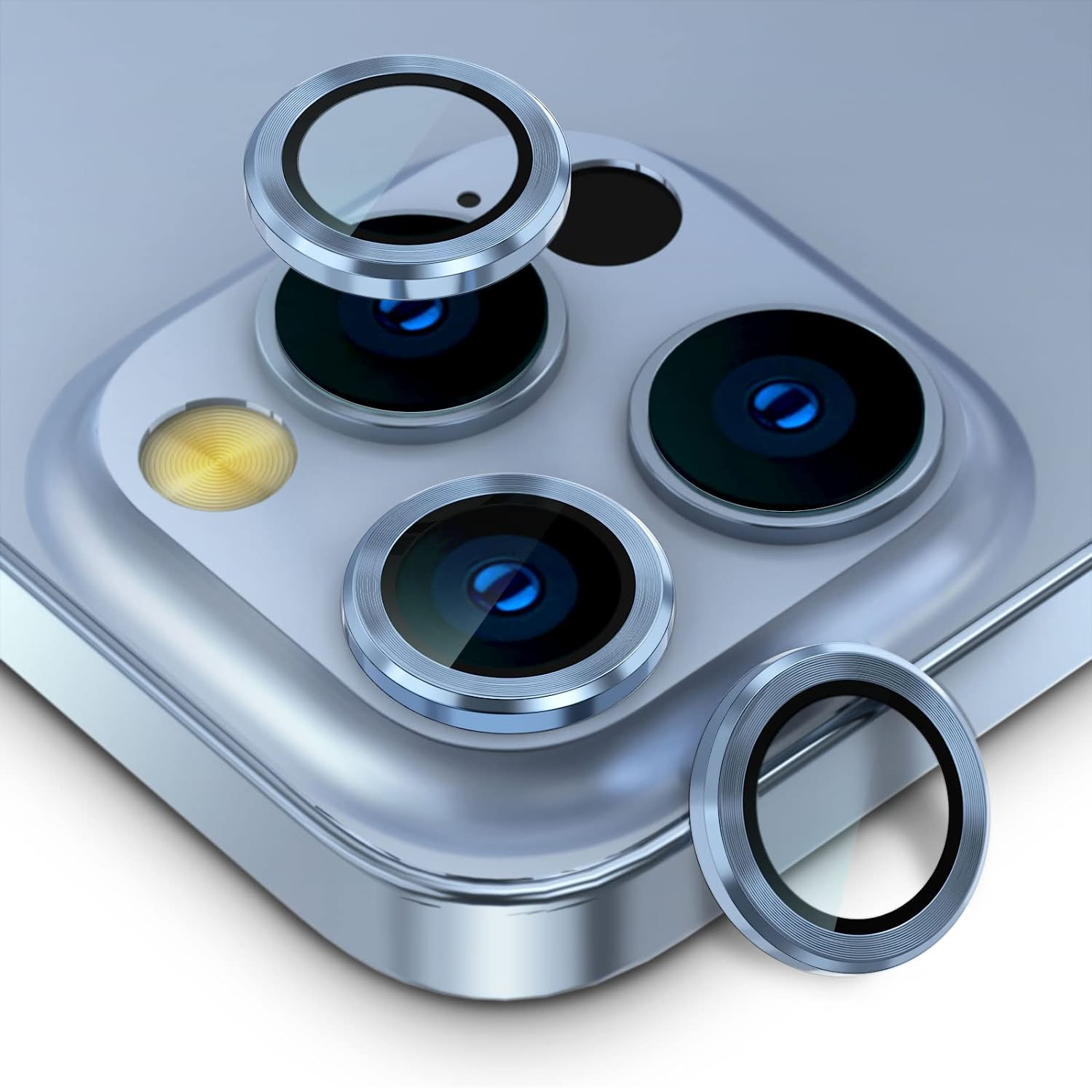 远峰蓝手机镜头保护膜原相机材质蓝宝石9H适用于iPhone14 pro max