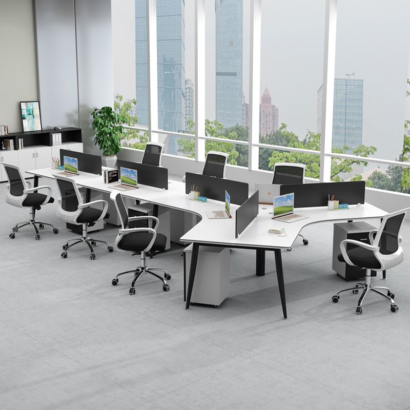 定制职员办公桌简约现代36人位屏风隔断简易职员工电脑桌椅组合