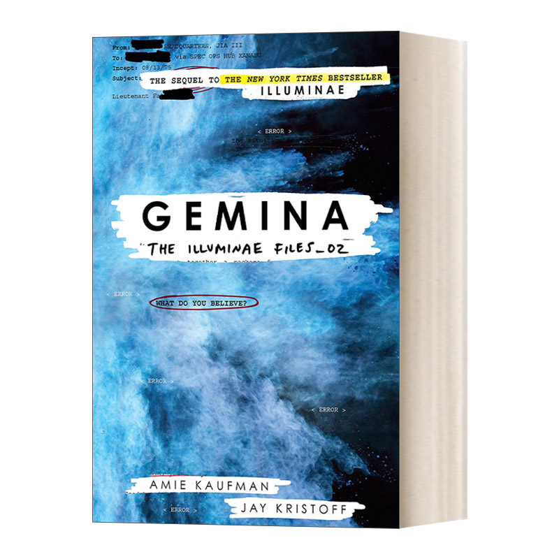 英文原版 Gemina (The Illuminae Files 02) 瞬移交锋 星谜档案系列2 青少年科幻小说 Amie Kaufman 英文版 进口英语原版书籍
