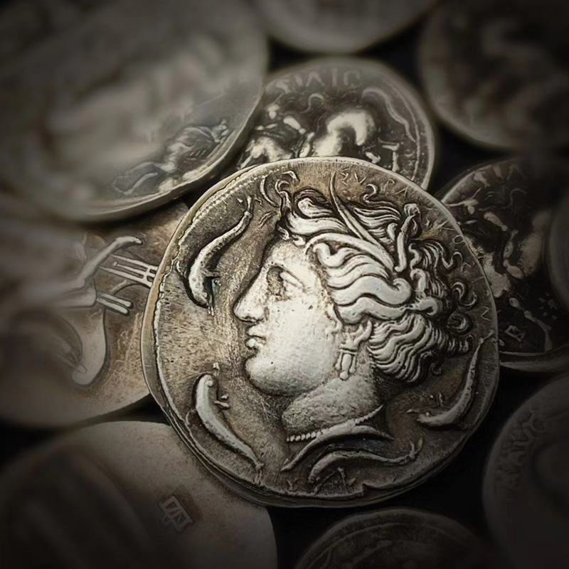 复刻古希腊银币纯银外国希腊神话月亮女神阿尔忒弥斯巨蟹座守护神