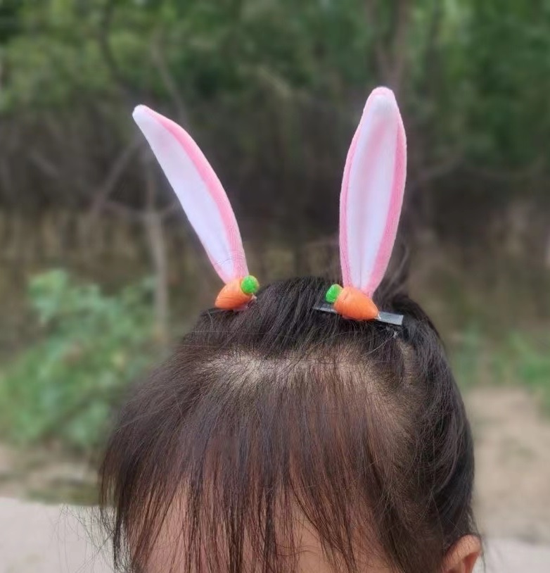 斗罗大陆同款小舞的兔子耳朵发箍小五发夹发卡儿童动漫演出头饰