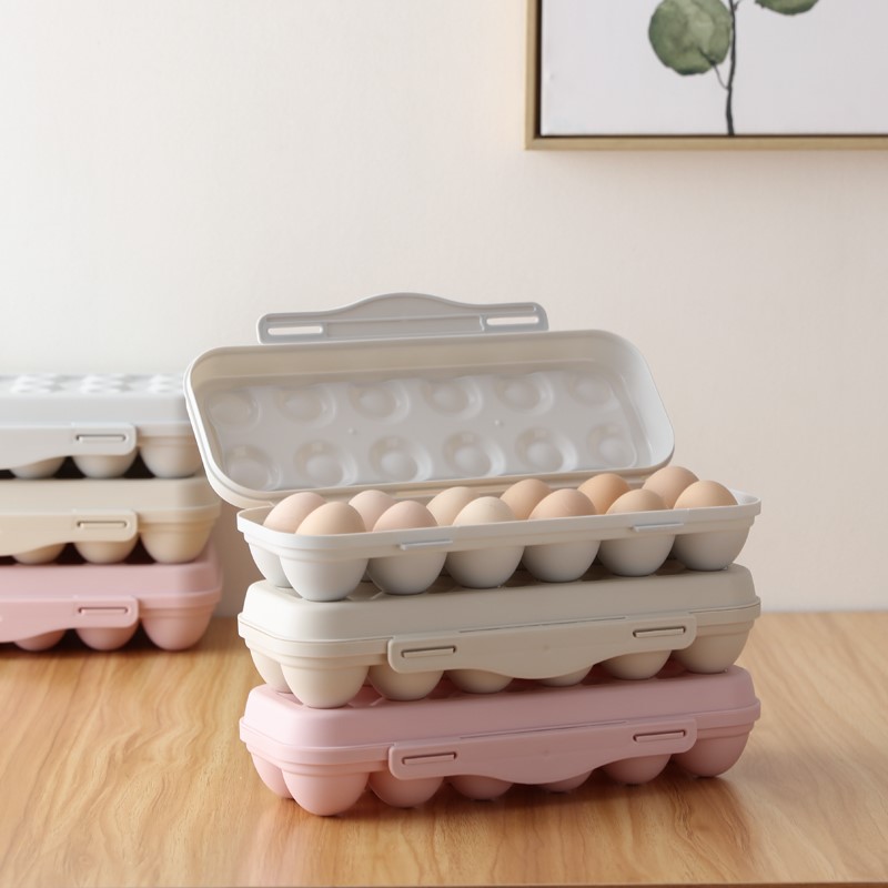 户外鸡蛋盒防震保护神器收纳盒装鸡蛋的盒子防摔便携塑料蛋托