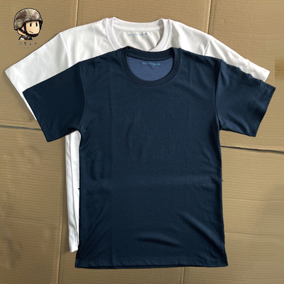 飞行员短袖圆领衫夏季速干体能训练服透气运动半袖藏青圆领衫T恤